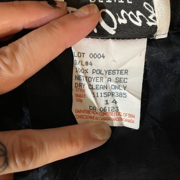 Vintage D’Oraz women’s  black trousers in size 14 - Picture 6 of 11